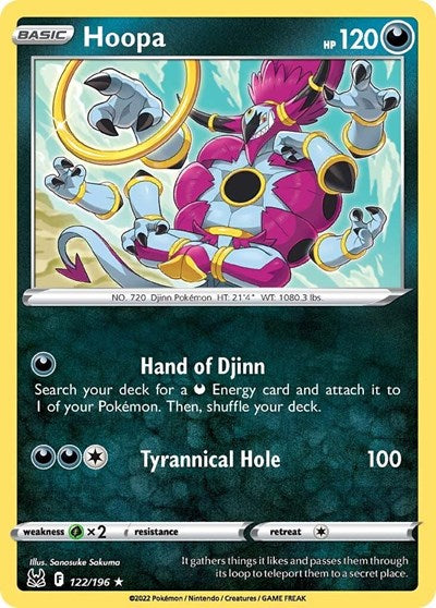 Hoopa - 122/196 - Rare Reverse Holo