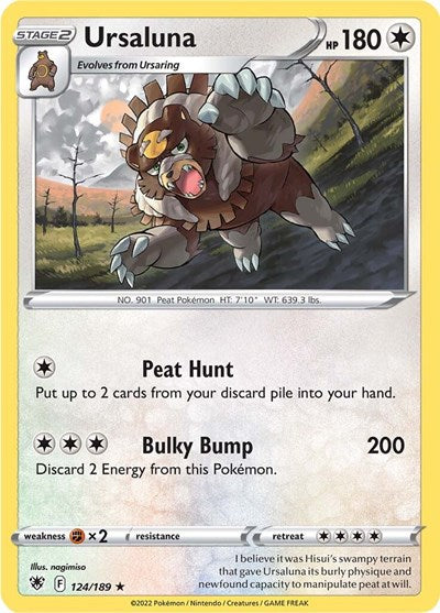 Ursaluna - 124/189 - Rare Reverse Holo