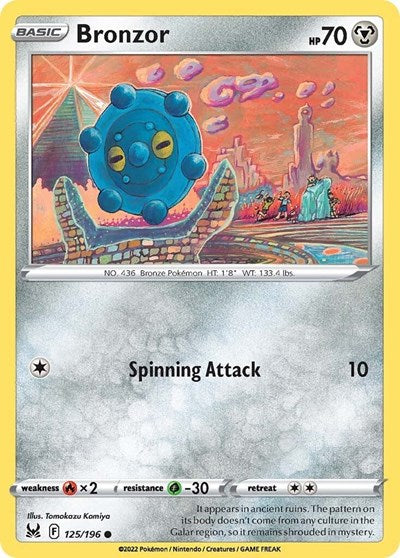 Bronzor - 125/196 - Common Reverse Holo