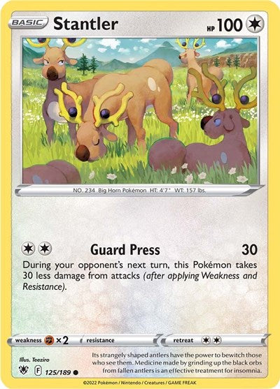 Stantler - 125/189 - Common Reverse Holo
