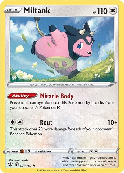 Miltank - 126/189 - Holo Rare Reverse Holo