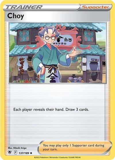 Choy - 137/189 - Uncommon Reverse Holo