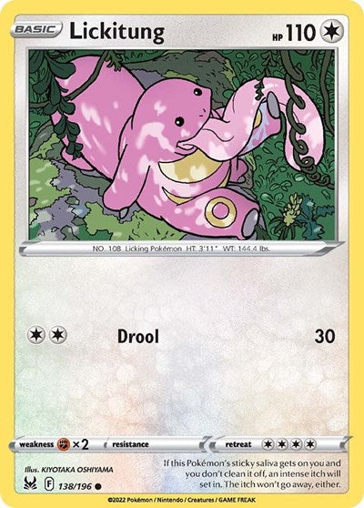 Lickitung - 138/196 - Common Reverse Holo