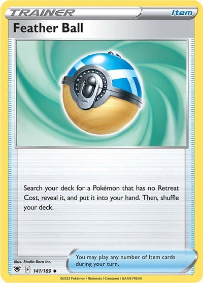 Feather Ball - 141/189 - Uncommon Reverse Holo