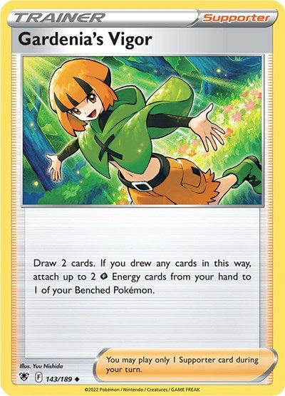 Gardenia's Vigor - 143/189 - Uncommon Reverse Holo