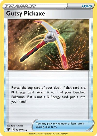Gusty Pickaxe - 145/189 - Uncommon Reverse Holo