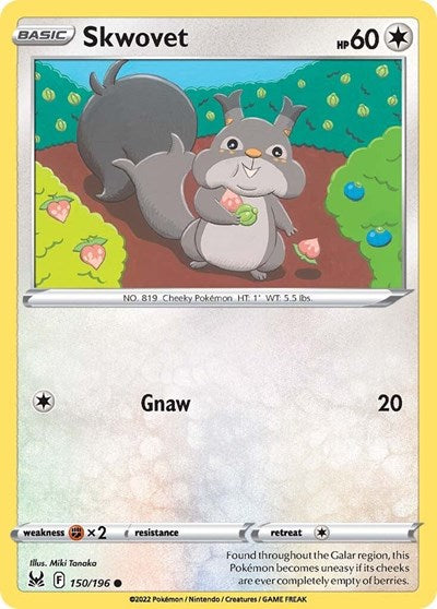 Skwovet - 150/196 - Common Reverse Holo