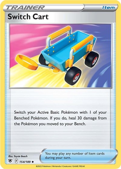 Switch Cart - 154/189 - Uncommon Reverse Holo