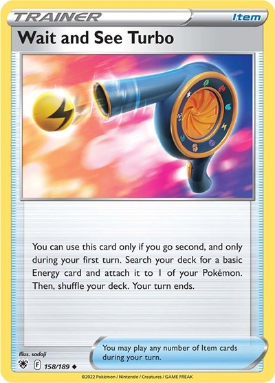 Wait and See Turbo - 158/189 - Uncommon Reverse Holo