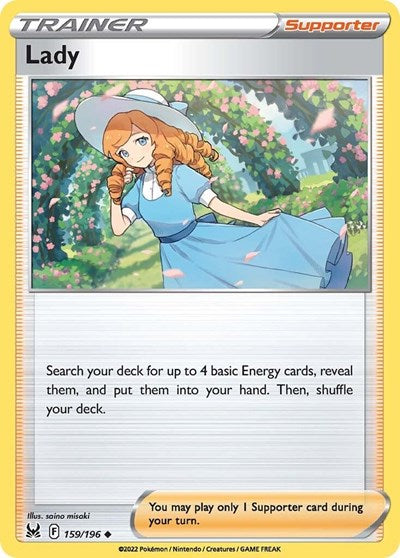 Lady - 159/196 - Uncommon Reverse Holo