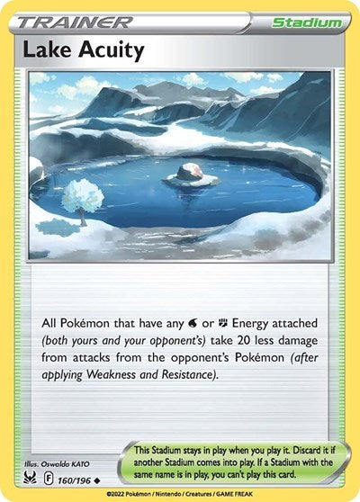 Lake Acuity - 160/196 - Uncommon Reverse Holo