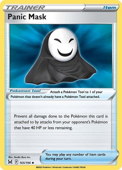 Panic Mask - 165/196 - Uncommon Reverse Holo
