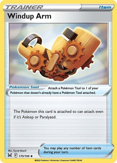 Windup Arm - 170/196 - Uncommon Reverse Holo