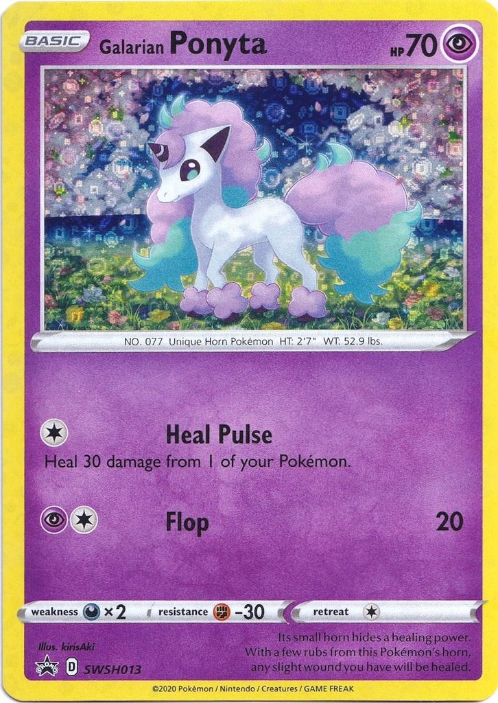Galarian Ponyta - SWSH013 - Holo Promo