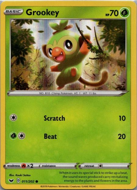 Grookey - 011/202 - Holo Promo