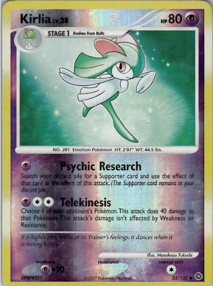 Kirlia   53/132   Uncommon Reverse Holo