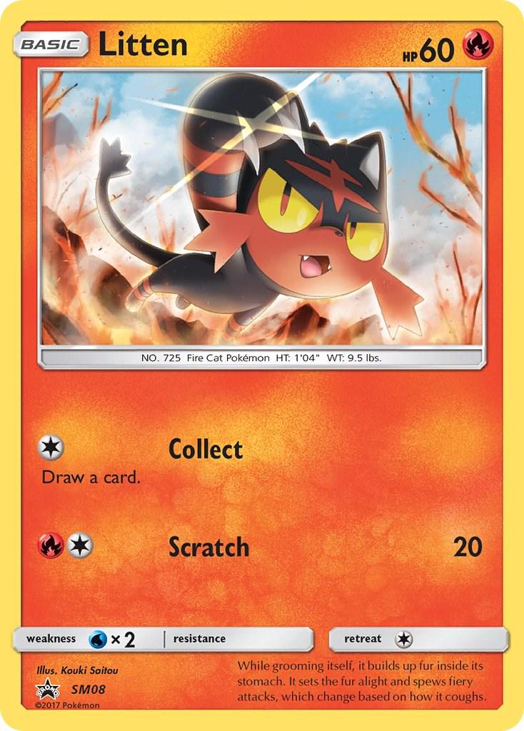 Litten - SM08 - Holo Promo