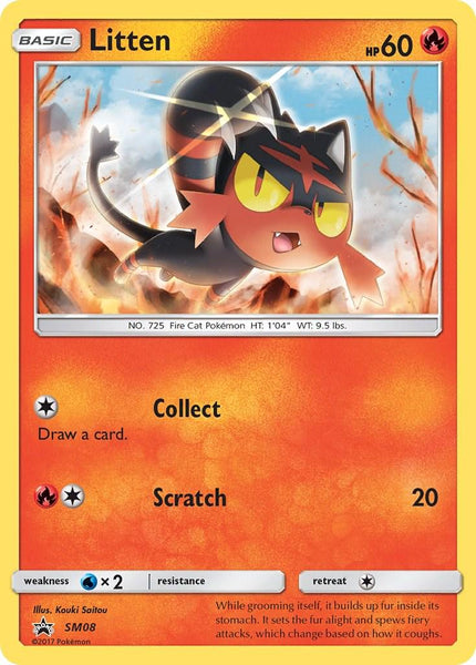 Litten - SM08 - Holo Promo