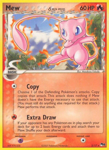 Mew Delta Species - 3/17 - Rare