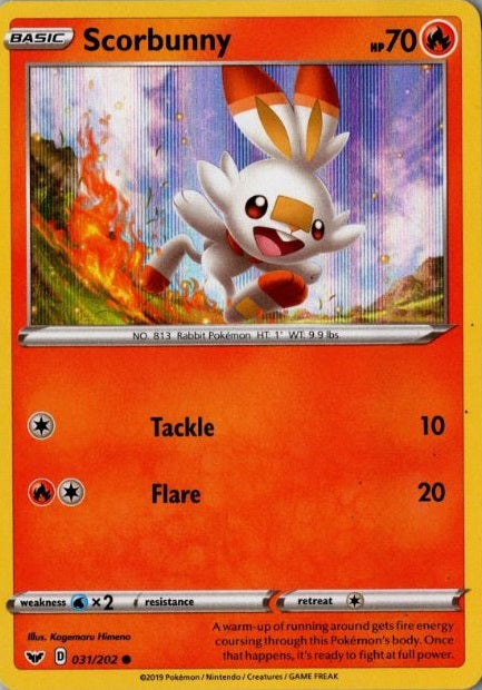 Scorbunny - 031/202 - Holo Promo