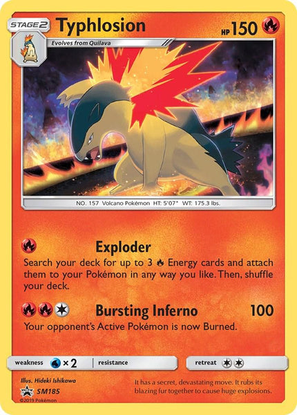 Typhlosion - SM185 - Holo Promo