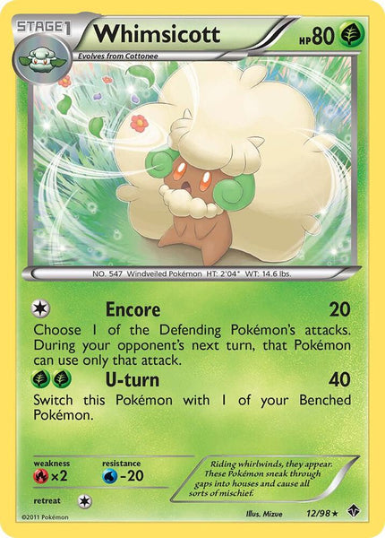 Whimsicott - 12/98 - Rare