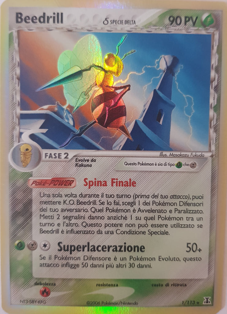 Beedrill Italian - 1/113 - Holo Rare