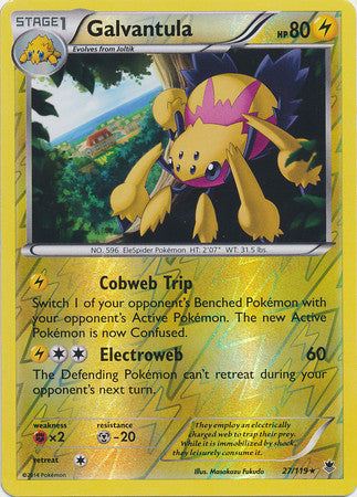 Galvantula - 27/119 - Rare Reverse Holo