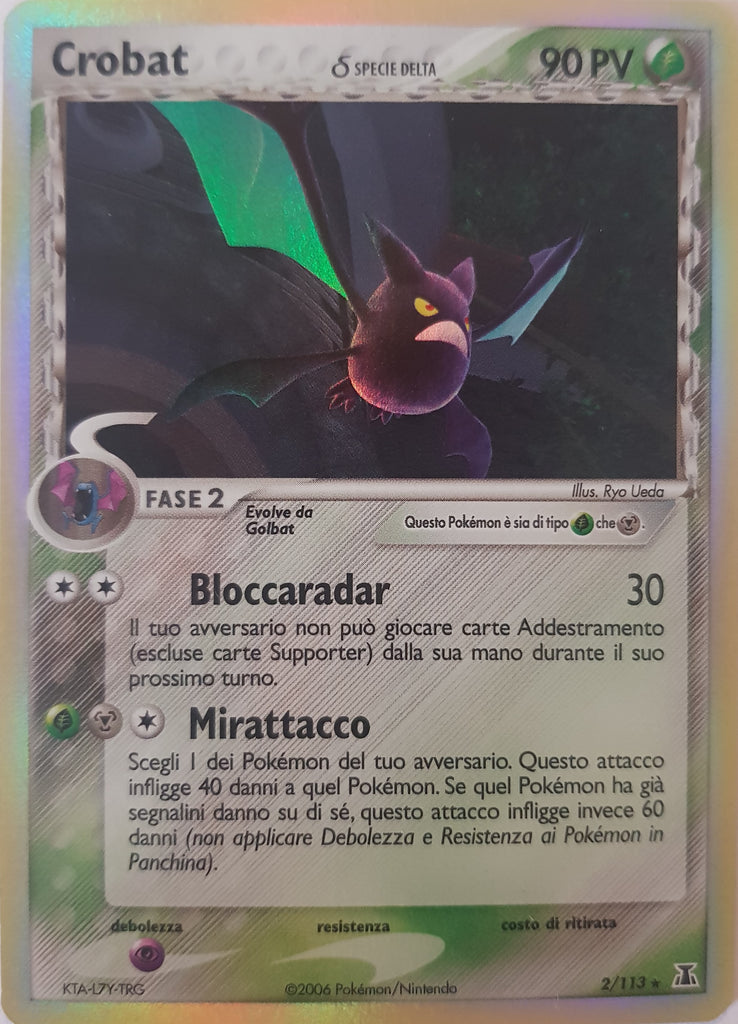 Crobat Italian - 2/113 - Holo Rare