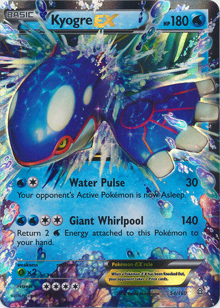 Kyogre Ex - 54/160 - Ultra Rare