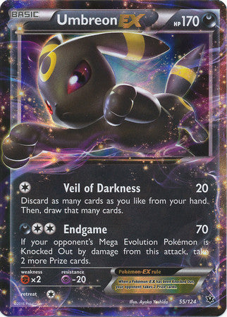 Umbreon Ex - 55/124 - Ultra Rare