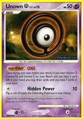 Unown O   70/132   Uncommon Reverse Holo