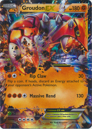 Groudon Ex - 85/160 - Ultra Rare