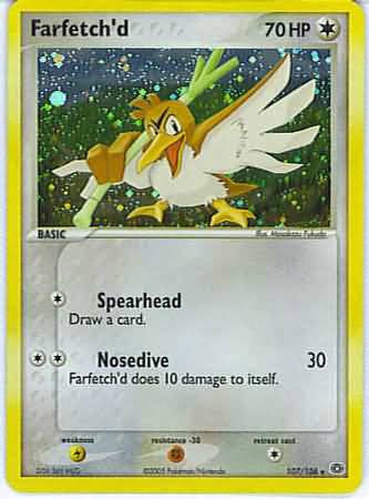 Farfetch'd Box Topper - 107/106 - Ultra Rare