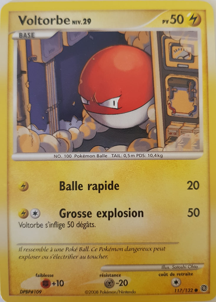 Voltorb French - 117/132 - Common