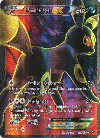 Umbreon Ex Full Art - 119/124 - Ultra Rare