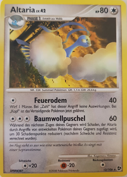 Altaria German - 12/106 - Rare