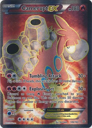 Camerupt Ex Full Art - 146/160 - Ultra Rare