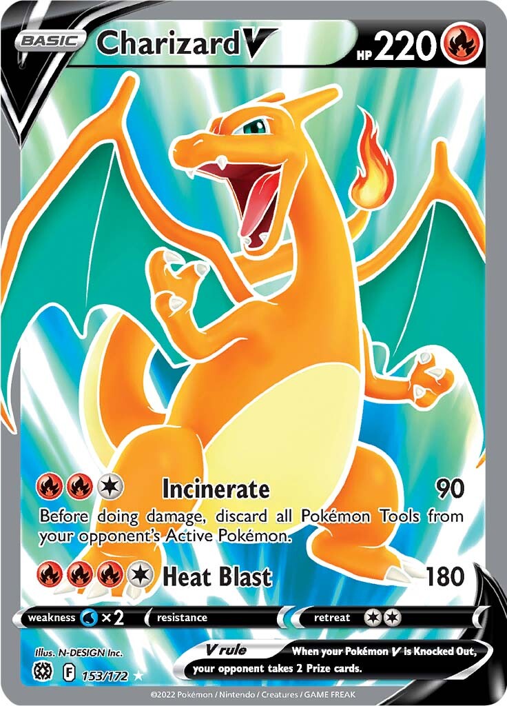 Charizard V Full Art - 153/172 - Ultra Rare