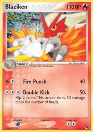 Blaziken POP1 Holo Promo - 1/17 - Rare