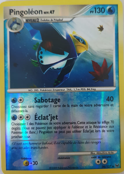 Empoleon French - 26/127 - Rare Reverse Holo