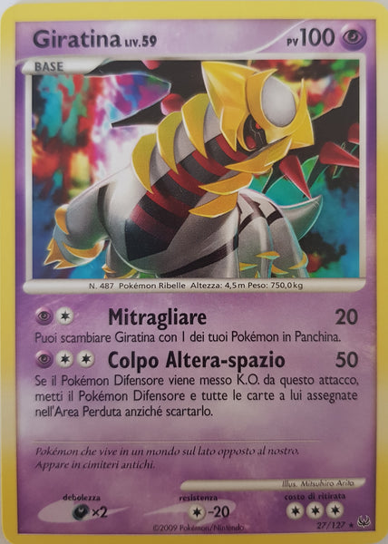 Giratina Italian - 27/127 - Rare