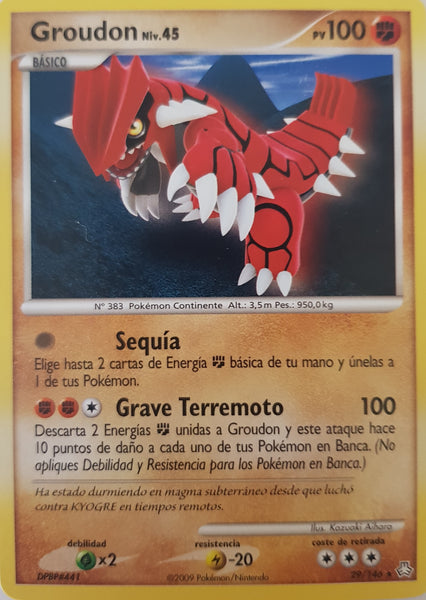 Groudon Spanish - 29/146 - Rare