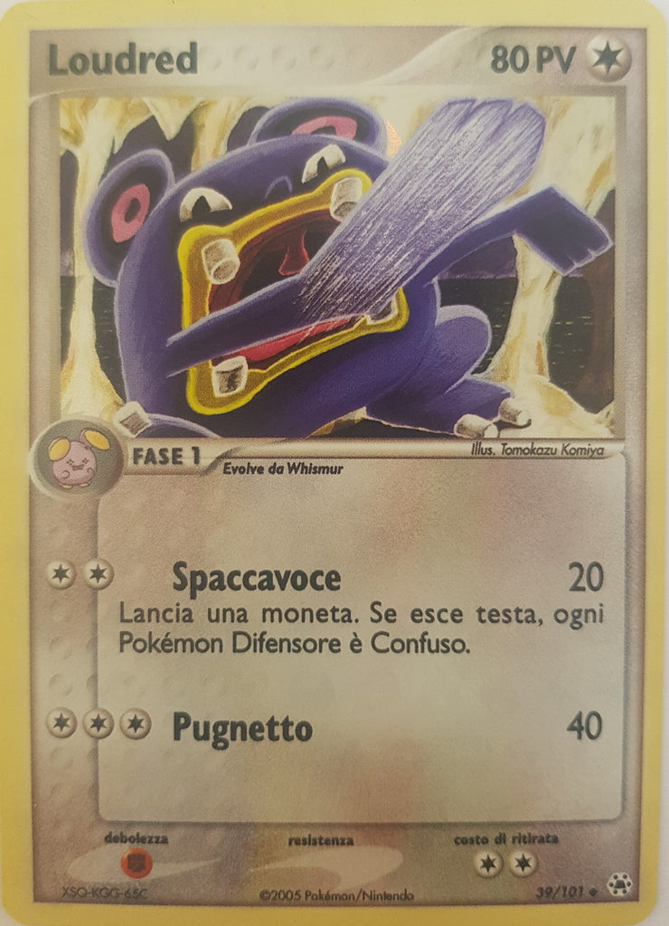 Loudred Italian - 39/101 - Uncommon Reverse Holo