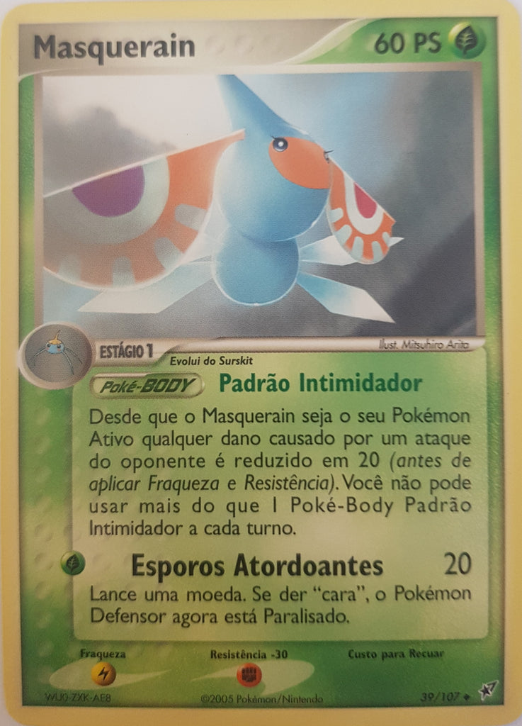 Masquerain Portuguese - 39/107 - Uncommon