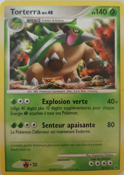 Torterra French - 39/127 - Rare