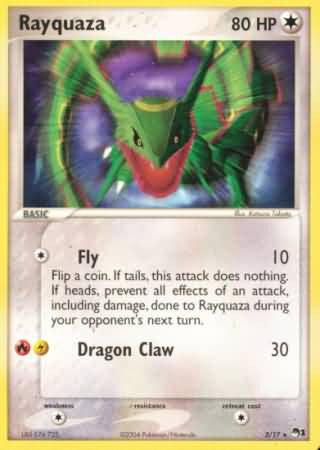 Rayquaza POP1 Holo Promo - 3/17 - Rare