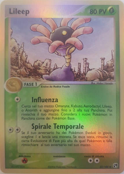 Lileep Italian - 42/100 - Uncommon Reverse Holo
