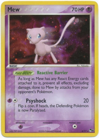 Mew POP4 Holo Promo - 4/17 - Rare