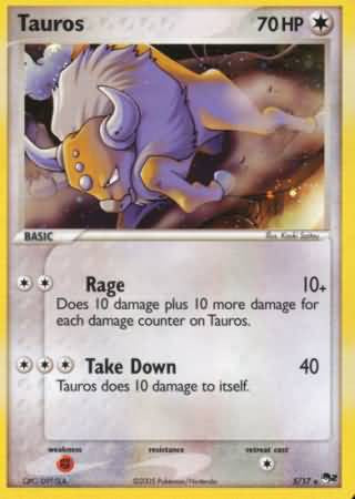 Tauros POP2 Holo Promo - 5/17 - Rare